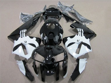 2005-2006 Black White Honda CBR600RR Motorcylce Fairings UK