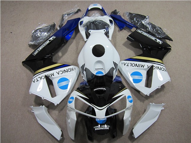 2005-2006 White Blue Konica Minolta Honda CBR600RR Motorcycle Replacement Fairings UK