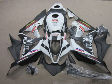 2007-2008 Black White HRC Honda CBR600RR Motorcycle Fairing Kits UK