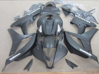 2007-2008 Black White Decal Honda CBR600RR Motorcycle Fairing Kits UK