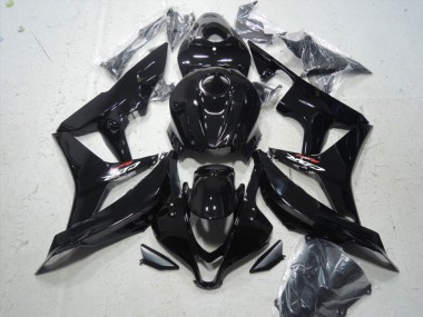 2007-2008 Black Honda CBR600RR Motorcycle Fairing Kits UK