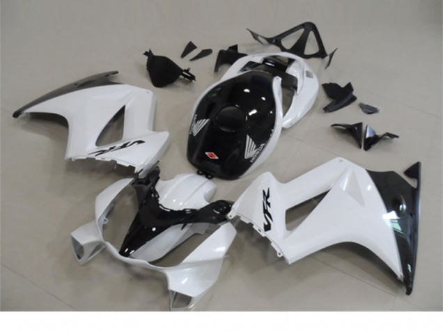 2002-2013 White Black Honda VFR800 Bike Fairing Kit UK