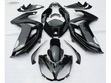 2012-2014 Black Kawasaki ER6F Bike Fairing Kit UK