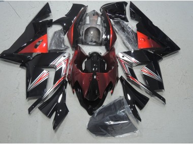 2003-2005 Black Red Kawasaki ZX10R Motorcylce Fairings UK