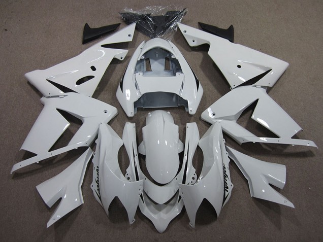 2003-2005 White Ninja Kawasaki ZX10R Motor Bike Fairings UK