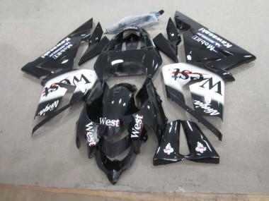 2003-2005 Black West Ninja Kawasaki ZX10R Motorbike Fairing Kits UK