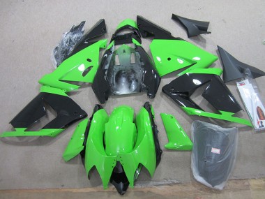 2003-2005 Black Green Kawasaki ZX10R Moto Fairings UK