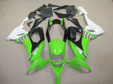 2008-2010 Black Green Ninja Kawasaki ZX10R Bike Fairings UK