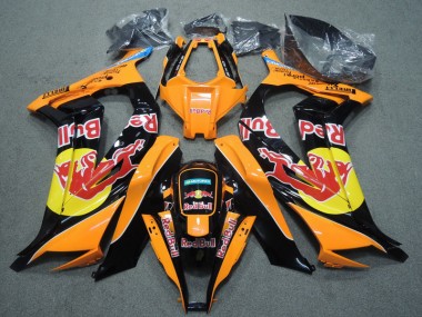 2011-2015 Black Orange Red Bull Kawasaki ZX10R Replacement Fairings UK