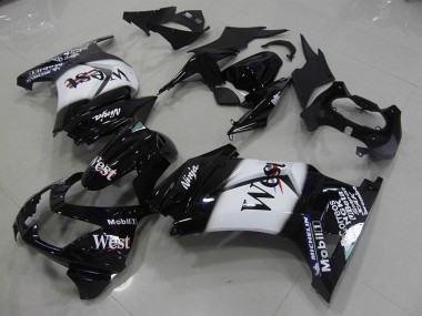 2008-2012 Black West Kawasaki ZX250R Motorcycle Fairing Kits UK