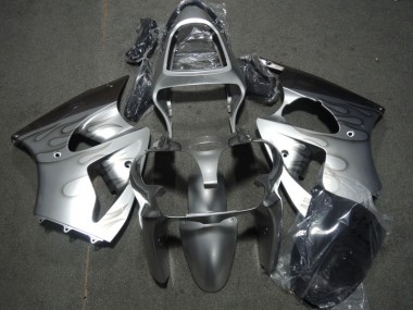 2000-2002 Silver Flame Kawasaki ZX6R Motorcycle Fairing Kit UK