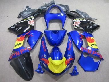 2005-2006 Blue Red Bull Ninja Kawasaki ZX6R Motorcycle Fairing Kit UK