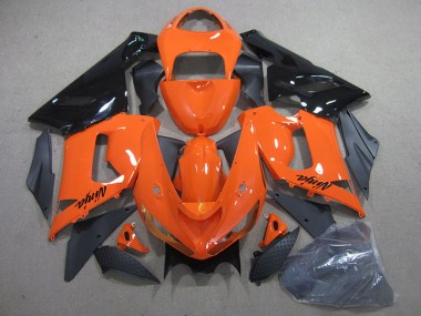 2005-2006 Orange Black Ninja Kawasaki ZX6R Bike Fairing UK