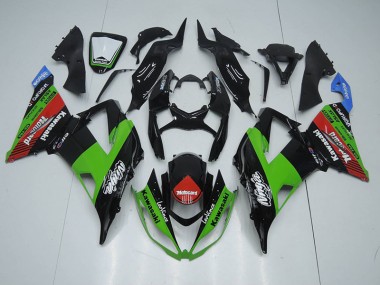 2013-2018 Black Green Red Motocard Kawasaki ZX6R Motorcycle Fairing Kit UK