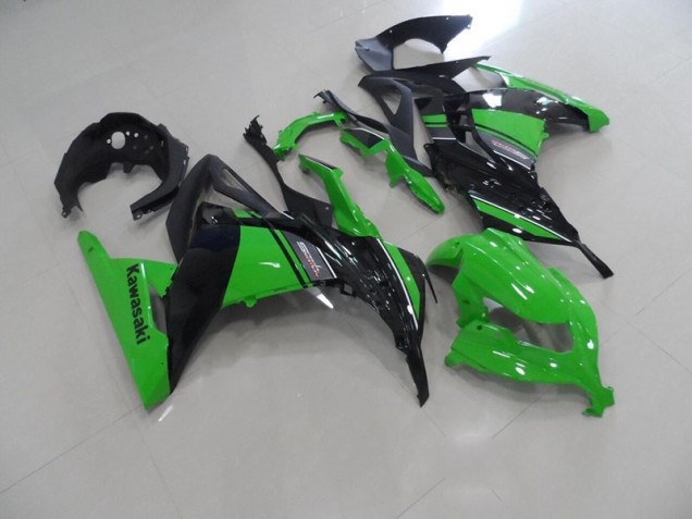 2013-2016 Black Green Kawasaki ZX300R Motorcycle Replacement Fairings UK