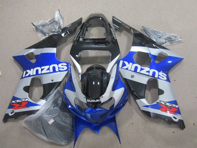 2000-2002 Blue White Decal Suzuki GSXR1000 Motorcycle Fairings UK