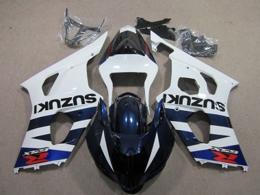 2003-2004 White Blue Black Decal Suzuki GSXR1000 Bike Fairings UK