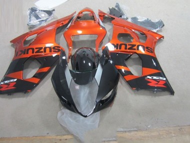 2003-2004 Black Orange Suzuki GSXR1000 Motorbike Fairing UK