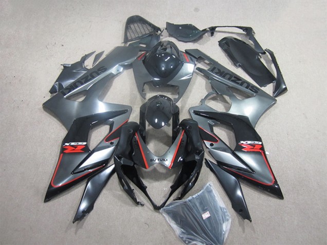 2005-2006 Black Red Suzuki GSXR1000 Motorcycle Fairings Kit UK