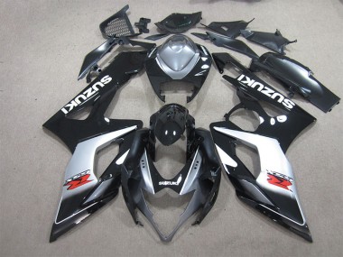 2005-2006 Black White Decal Suzuki GSXR1000 Motorbike Fairings UK