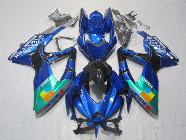 2007-2008 Blue Black Green Jomo Suzuki GSXR1000 Motorcycle Bodywork UK