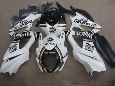 2007-2008 White Lucky Strike Black Motul Suzuki GSXR1000 Motorcycle Replacement Fairings UK