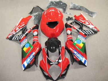 2007-2008 Red Black Suzuki GSXR1000 Motor Fairings UK