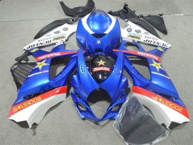 2007-2008 Blue Rockstar Suzuki GSXR1000 Motorcycle Fairings Kits UK