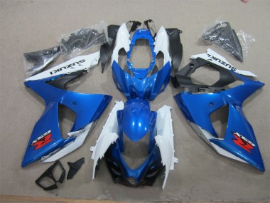 2009-2016 Blue White Suzuki GSXR1000 Motorcycle Fairings UK