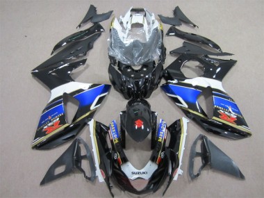 2009-2016 Black Blue Dark Dog Suzuki GSXR1000 Motorcycle Fairing Kits UK