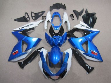 2009-2016 Blue White Suzuki GSXR1000 Bike Fairings UK