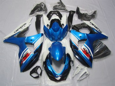 2009-2016 Blue White Suzuki GSXR1000 Replacement Motorcycle Fairings UK