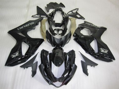 2009-2016 Black Suzuki GSXR1000 Bike Fairing Kit UK