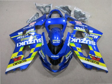 2001-2003 Blue Telefunica Movistar Suzuki GSXR600 Motorcycle Replacement Fairings UK