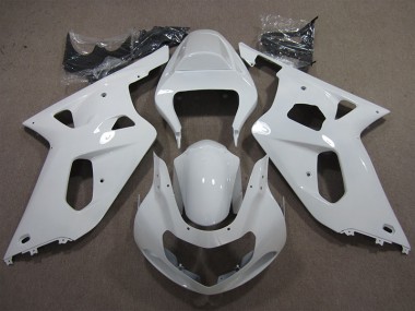 2001-2003 White Suzuki GSXR600 Motorcycle Fairings UK