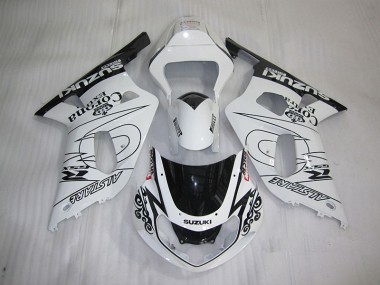 2001-2003 White Black Corona Extra Suzuki GSXR600 Bike Fairings UK