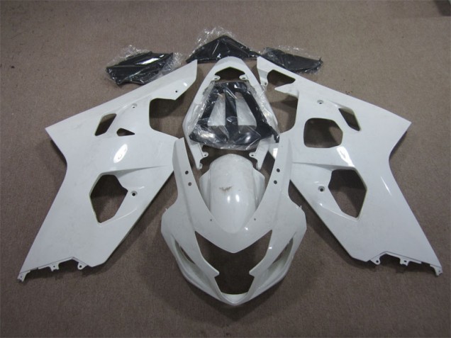 2004-2005 White Suzuki GSXR600 Bike Fairings UK