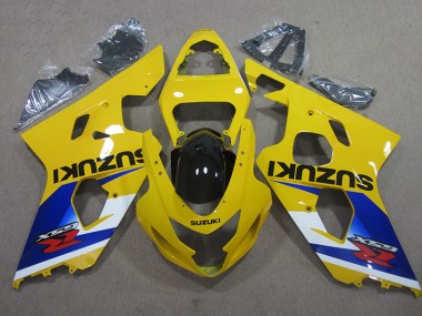 2004-2005 Yellow Blue Suzuki GSXR600 Motor Bike Fairings UK