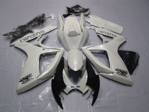 2006-2007 White Suzuki GSXR600 Motorcycle Bodywork UK