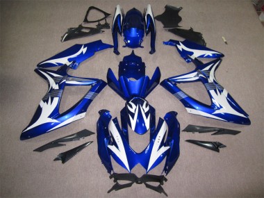 2008-2010 Blue White Suzuki GSXR600 Motorcycle Bodywork UK