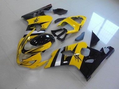 2004-2005 Yellow Black Suzuki GSXR750 Moto Fairings UK