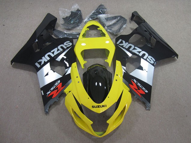 2004-2005 Yelow Black Silver Suzuki GSXR750 Motorcycle Replacement Fairings UK