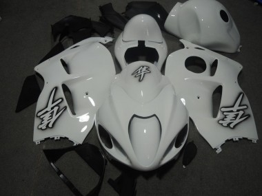 1996-2007 White Suzuki GSXR1300 Hayabusa Motorbike Fairings UK