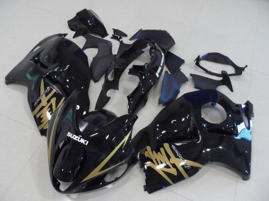 1996-2007 Black Gold Decal Suzuki GSXR1300 Hayabusa Bike Fairings UK