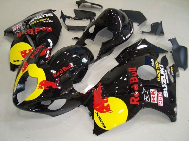 1996-2007 Black Yellow Red Bull Suzuki GSXR1300 Hayabusa Motorcycle Fairing Kits UK