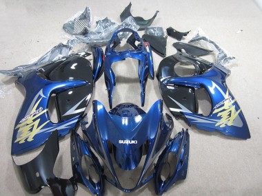 2008-2019 Blue White Gold Decal Suzuki GSXR1300 Hayabusa Motorbike Fairing UK