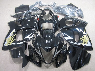 2008-2019 Black Gold Decal Suzuki GSXR1300 Hayabusa Motorbike Fairings UK