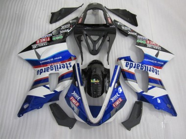 2000-2001 Black White Blue Santander Yamaha YZF R1 Replacement Fairings UK