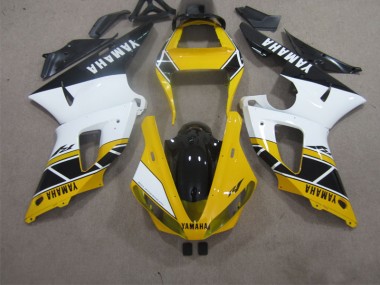 2000-2001 Yellow White Black Yamaha YZF R1 Motorbike Fairings UK