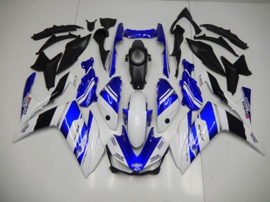 2015-2022 Blue White Blue White ENEOS Yamaha YZF R3 Bike Fairings UK